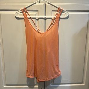 Lululemon sheer coral tank top size 2